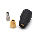 High Pressure Water Spray Nozzle Rotary Turbo Sprinkler Valve Black (025) Newly