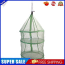 Foldable 3 Layers Drying Net Folding Dryer Rack for Fish Vegetables Herbs