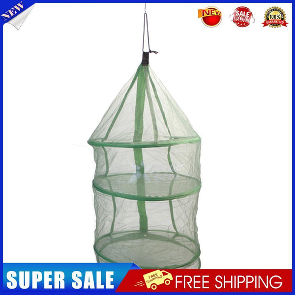 Foldable 3 Layers Drying Net Folding Dryer Rack for Fish Vegetables Herbs