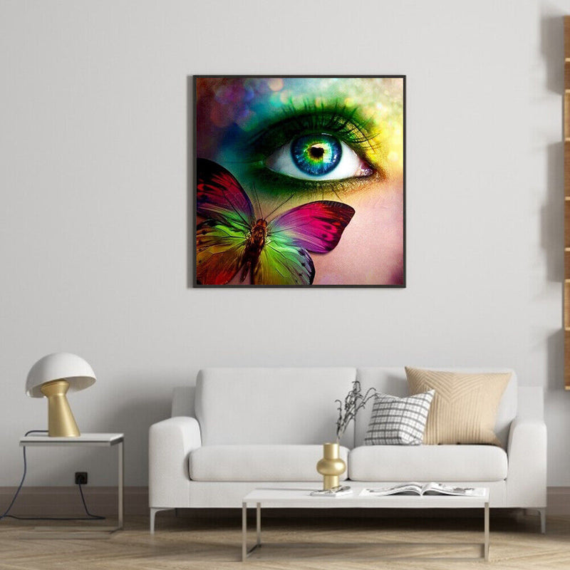 5D DIY Diamond Painted Round Diamond Eye Series LD164