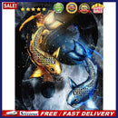 Full Round Drill Rhinestone Diamond Painting Carp Playing in the Water Hand