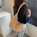 Woven Hollow Handbag Women Large Capacity Shoulder Beach Travel Shopper Totes