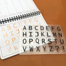 Transparent Clear English Writing Silicone Sealing Letters Pattern Stamp DIY Sc