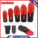 5PCS 3mm Thick Neoprene for DSLR Camera Lens Soft Protector Bag Bag Ca