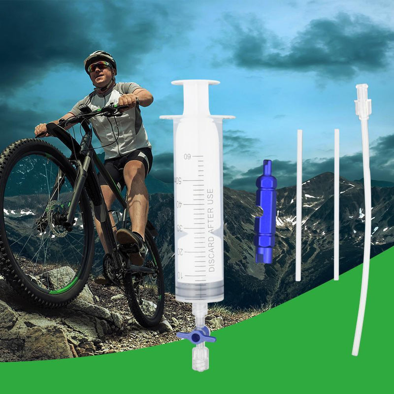 Cycling Tubeless Tire Sealant Injector 60mL Syringe Kit for MTB Road Bike