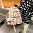 Cute Casual Women Backpacks Large Capacity Casual Daypack Multi Pockets for Girl