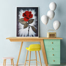5D Part Drill Round Crystal Diamond Painting Rose Mosaic Kit Picture Drawing Art