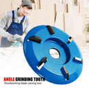 2x 6 Teeth Wood Carving Disc Angle Grinding Polishing Wheel Rotary Abrasive Disc