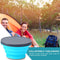 720ML Portable Silicone Water Bowl Lunch Box with Lid for Travel Camping Outdoor