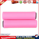 2pcs Bicycle Soft Foam Silicone Sponge Anti-slip Handle Bar Grips (Pink) Newly