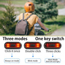 Bike Helmet Light Front Back Rear Bicycle Best USB Cycle Lights Set.