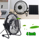 4 inch Solar Exhaust Fan Mini Ventilator Solar Panel Powered Fan for Home Office