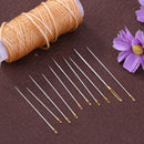 30pcs Household Hand Sewing Needles Set Leather Canvas Carpet Repair Tool