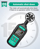 Speed Meter Digital Anemometer Temperature Tester Professional Smart Tester