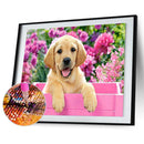 DIY 5D Diamond Embroidery Painting Cute Dog Cross Stitch Craft Home Decor