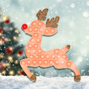 Anti-Stress Christmas Push Bubble Funny Child Squeeze Sensory Toys (Elk) Newly