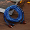 10x5M 2 RCA to 2 RCA Plug Car Audio System Amplifier Braided Copper Cable