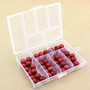 Clear Plastic Storage Box With Cap Nail Art Tips Decorations Container Tool B6N8