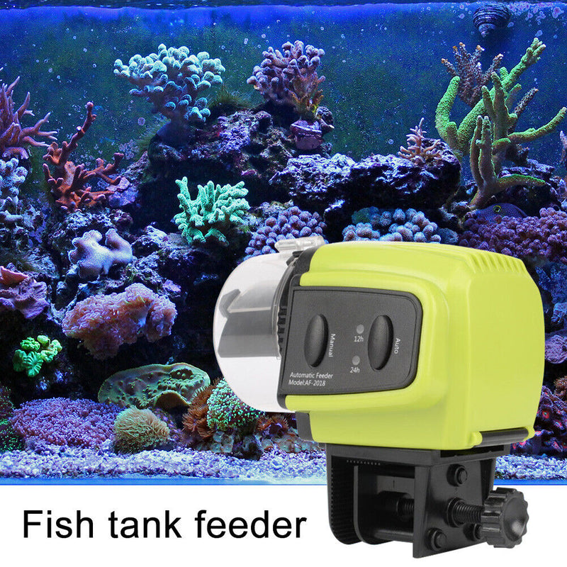 Smart Automatic Aquarium Fish Feeder Fish Tank Auto Feeding Dispenser (A)