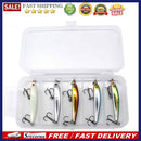 5x Fishing Lures 3.5g 5cm Minnow Lure Hard Bait Crankbait Wobbler Fishing T