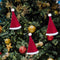 Small Size Christmas Hat Pendants Cloth Art Kitchen Home Tableware Bedroom Decor