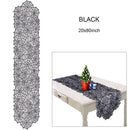 Living room Mantel Scarf Lace Table Runner Spider Web Spider Web Tablecloth