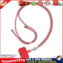 Universal Mobile Phone Lanyard Cellphone Rope (Red Rainbow + Scarlet Card) Newly