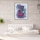 Partial Drill 5D DIY Special Shaped Diamond Painting Flowers Kit (AK042) Newly
