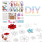 21pcs Handmade DIY Quilled Paper Beginner Set Craft Quilling Tool Paper Decor