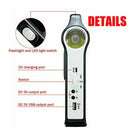 Solar Panel Generator Kit Solar Flashlight Power Station Lighting System