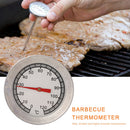 Stainless Steel Barbecue Grill Thermometer Oven Temp Gauge Outdoor Camping Tool