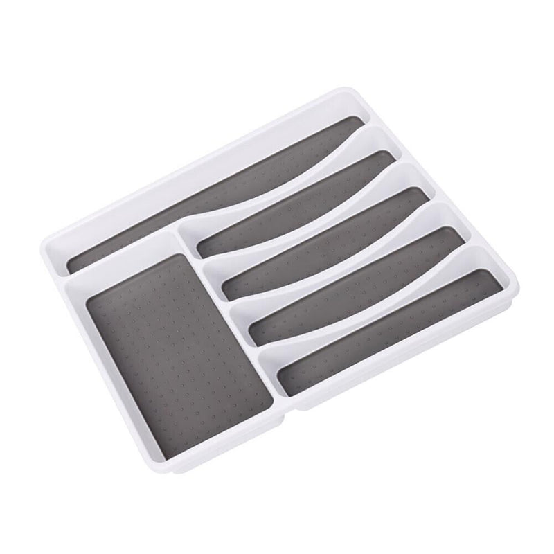 Cutlery Storage Tray Spoon Fork Tableware Drawer Organizer Container Separation