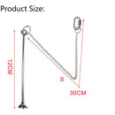 Pet Stainless Steel Feeder Fruit Fork Vegetable Holder Hanging Feeding (S)