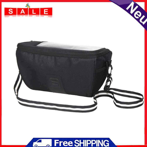 Multi-function bike wheel front handlebar bag for MTB folding bike