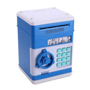 Automatic Electronic Piggy Bank ATM Password Money Box Saving Box (Blue)