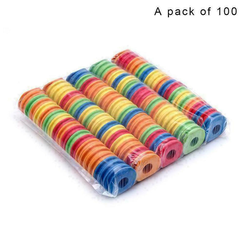 100pc/Set Foam Winding Board Fishing Line Spools Tool S3G6 Tackle R9B2