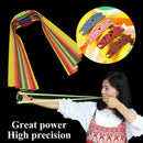 10Pc Flat Elastic Rubber Band Outdoor Slingshot Replacement For Catapult W6B2