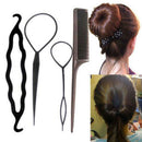 DIY Hairstyle Hair Braiding Tools Braider Hair Edge Curler Styling Accessor