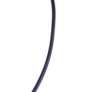 3mm Black Rubber Cord Choker Necklace Fashion Women Men Jewelry (24 inch)
