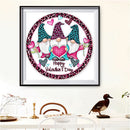 5D DIY Diamond Painting Valentine Leopard Goblin Full Round Drill Mosaic Ar
