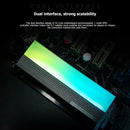 COOLMOON CM-M7S Heatsink Radiator Cooler M.2 2280 ARGB SSD Heat Dissipation Pad