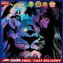 5D DIY Full Drill Diamond Painting Luminous Tiger Cross Stitch Embroidery Gif