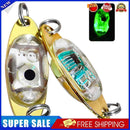2pcs 5cm 10g LED Fishing Lure Light Eye Shape Underwater Fish Lamp (Green)