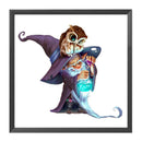 Partial Embroidery Owl Goblin DIY 11CT Stamped Cross Stitch Kits Needlework Sets