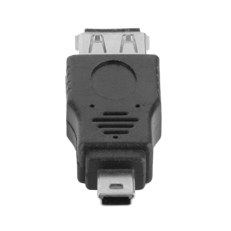Hillrong 2pcs Mini USB 5P Male to USB Female Transfer Data OTG Adapter K