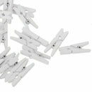 Mini White Wooden Clothe Photo Paper Peg Scrapbooking R5 Clothespin J5N4 S4 Q5X2