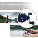 7.2/1 Lure Low Profile Baitcasting Fishing Reel Long Casting Fishing Accessor