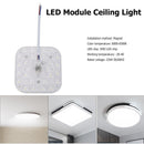 24LED Module Ceiling Light 12W Magnet Source Replace Lamp (White Light)