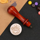Marine Round Retro Wax Seal Stamp Head Fire Paint for Wedding Invitations D
