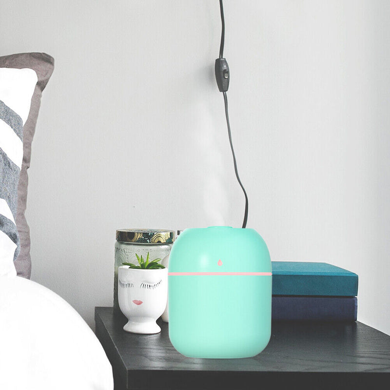 Multifunction Mini Ultrasonic Air Humidifier Automatic Shutdown Bedroom Purifier